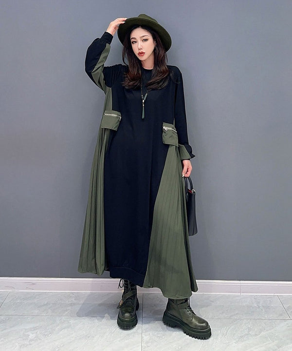 Side Pleate Dress